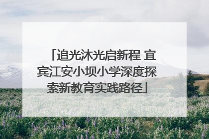 追光沐光启新程 宜宾江安小坝小学深度探索新教育实践路径
