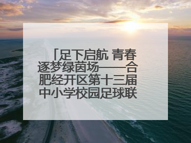 足下启航 青春逐梦绿茵场——合肥经开区第十三届中小学校园足球联赛圆满收官