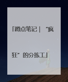 蹲点笔记｜“疯狂”的分拣工