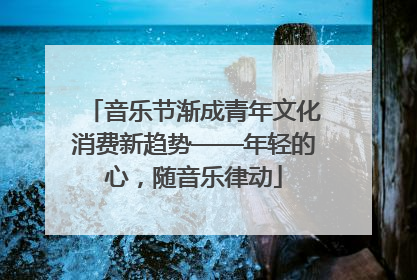 音乐节渐成青年文化消费新趋势——年轻的心，随音乐律动
