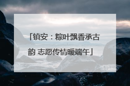 镇安：粽叶飘香承古韵 志愿传情暖端午