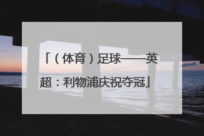 （体育）足球——英超：利物浦庆祝夺冠