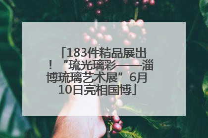183件精品展出！“琉光璃彩——淄博琉璃艺术展”6月10日亮相国博