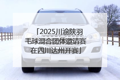 2025川渝陕羽毛球混合团体邀请赛在四川达州开赛