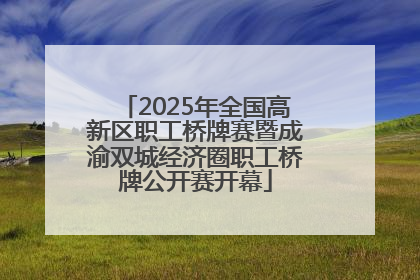 2025年全国高新区职工桥牌赛暨成渝双城经济圈职工桥牌公开赛开幕