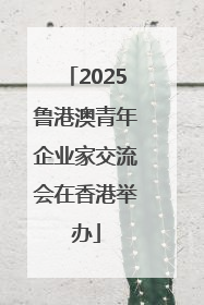 2025鲁港澳青年企业家交流会在香港举办