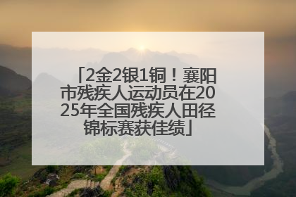 2金2银1铜！襄阳市残疾人运动员在2025年全国残疾人田径锦标赛获佳绩